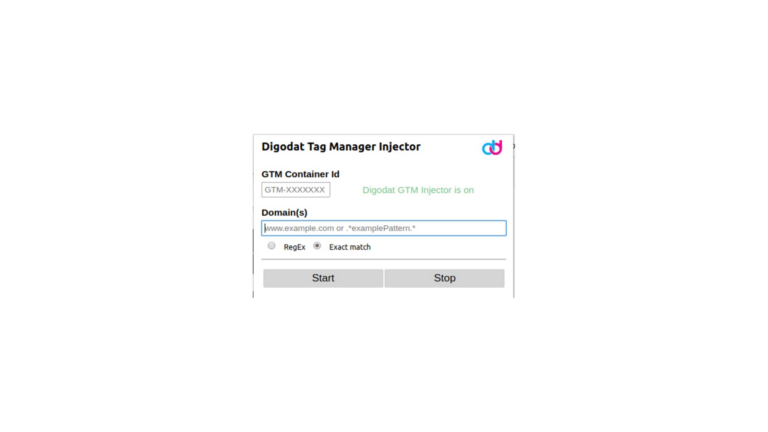 Test Google Tag Manager without access using Digodat Injector extension
