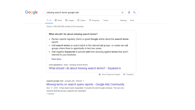 The Super Secret Method To Getting Your Google Ads Search Query Data Back